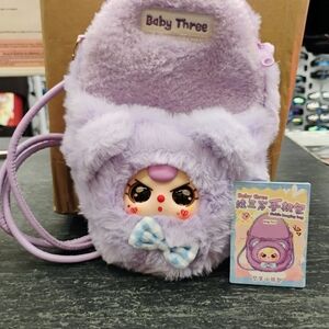 Baby Three Purple Stuffed Animal Toy